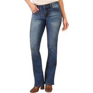 Democracy Women's "Ab"Solution Itty Bitty Bootcut Jeans Blue Size 6 NWT